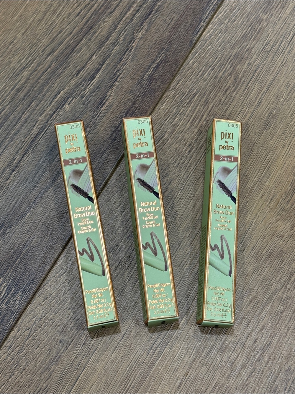 Natural Brow Duo 2-in-1 in Brown (Pack of 3)